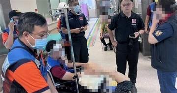 縱火砍人還搶救護車！台南8旬翁暴走失控　警消血濺火場