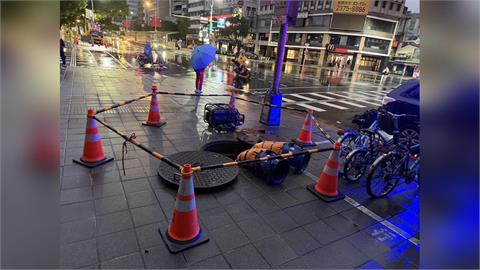 快新聞／台北地下道驚傳一氧化碳中毒！工人爬出洞口求救　2人送醫幸無大礙