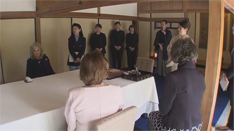 岸田夫人G7峰會拚外交　穿和服帶領夫人團體驗茶道文化