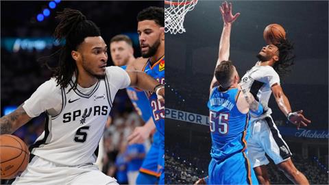 NBA(影)/頭髮被扯好痛!馬刺「城堡」西冠前兩戰寫不名譽紀錄「頭可能更痛」