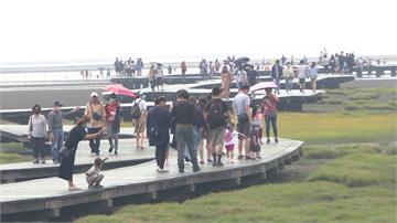 高美濕地管控人流 中市景點即時影像上線