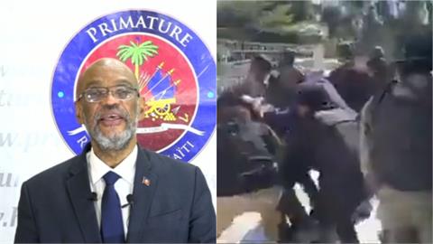 槍戰畫面曝光！海地總理二度遇襲　隨扈、槍手激烈混戰釀1死2傷