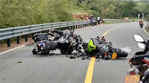 「黑絲襪重機女神」驚傳逆向擦撞致死　山寨安全帽護不住驚悚畫面曝！