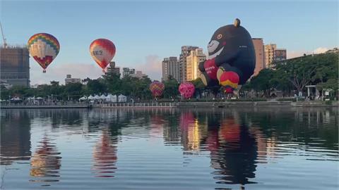 「高雄熊」28公尺熱氣球升空　國際貴賓雙十連假特別蒞臨港都