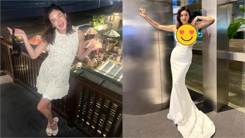 黎明前妻樂基兒「2度離婚」回歸香港　穿魚尾長裙露出「巨兇深溝」近況曝！