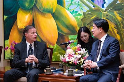 快新聞／前美軍印太司令率團拜訪　賴清德：期待未來與川普政府緊密合作