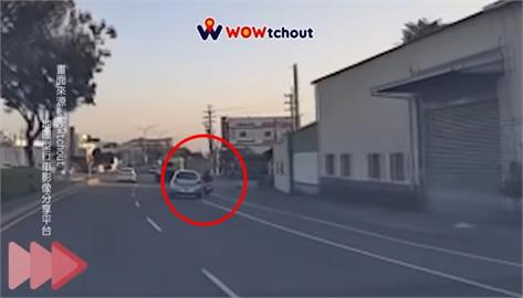 大甲恐怖車禍！騎士遭轎車追撞　「捲車底」輾過骨盆骨折傷勢嚴重
