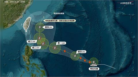 快新聞／米克拉今晨生成！走「這條路徑」機率最高　氣象粉專：宣告颱風季已開始