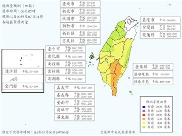快新聞／基北北桃明放颱風假？　最新風雨預測11縣市達標