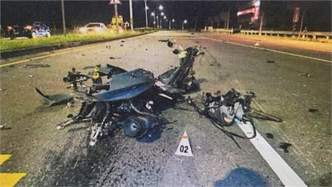 台１縣台南官田段１死２傷車禍　轎車駕駛棄車逃逸、警方追查中