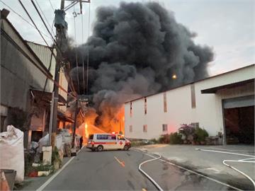 龜山冷媒工廠爆炸1死3傷 鄰近國1黑煙猛竄
