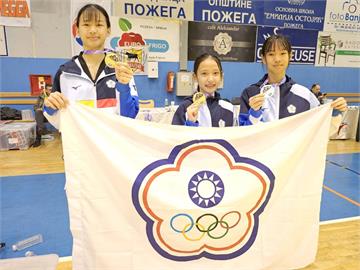 台灣之光！竹東國中１３歲小將趙子靚　獲Ｕ１５跆拳道金牌