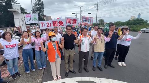 雲林罷團護國大遶境! 3綠委率車隊虎尾掃街