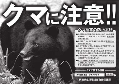 日本秋田縣野熊亂竄　入侵陸上自衛隊駐囤地