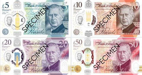 英鎊紙鈔全新設計曝！預計2024年中流通　查爾斯國王肖像紙幣亮相