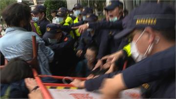 抗議南鐵東移又強拆！聲援群眾衝交通部爆發流血衝突
