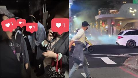 北捷煙霧彈男「闖中山站隨機砍人」　民眾逛街變大逃殺「狂奔躲倉庫」畫面曝！