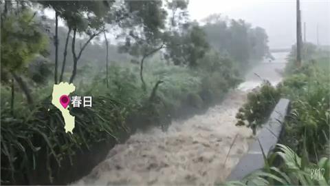 雨炸整夜！屏東林邊.春日淹水　枋寮出動國軍急撤22人