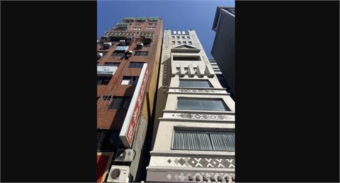 北市原民大樓疑柱子崩落左傾　現場交管全體員工急撤離