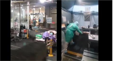 衛福部台北醫院爆戶外救病患還下腰掃積水　急診科主任「大家誤會了！」