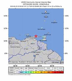 快新聞／南美委內瑞拉發生規模6.0地震　多國感受明顯搖晃