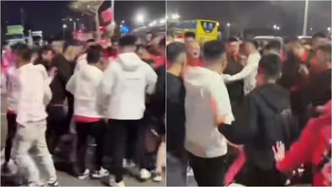 台中廟會「爆阿志頭大亂鬥」當街肉搏！掉出「超粗一條」關鍵場面突放大