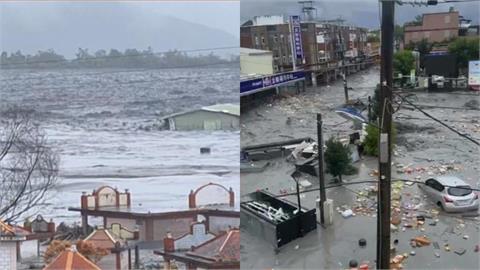 花蓮阿嬤大罵「沒通知大水來」！嗆「別扯中央、總統」批這人痛哭：都死光了