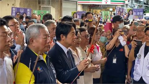 賴清德抵萬華輔選　藍營里長直言「挺賴」已十幾年