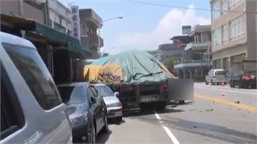 閃避違規迴轉車 大貨車撞民宅波及多車