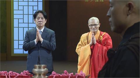 快新聞／賴清德除夕夜敲響法華鐘108聲　代表台灣人「許三願」