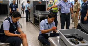 準備搭機突「砰」一聲！乘客申報手槍安檢竟走火　2人中彈送醫