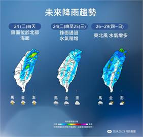 快新聞／週末豪雨狂炸「達梅雨等級」氣象署曝原因　「這些地區」今防豪、大雨