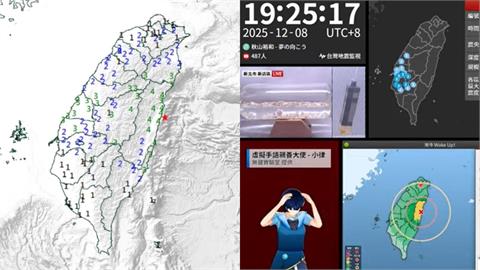花蓮5.7地震全台搖晃！「地震監視」逾4萬人在線觀看⋯網嚇：晃很久