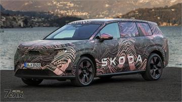 三排電動 SUV 瞄準 2026 上市，&Scaron;koda Peaq 現身測試