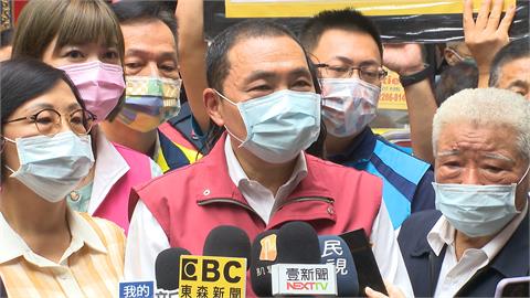 慶媽祖聖誕 侯友宜拜媽祖拜託大家戴好口罩
