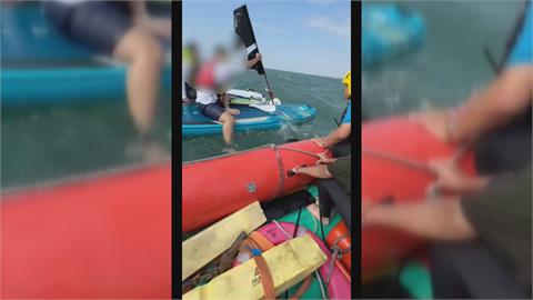 驚險！台南29名大學生漁光島玩立槳　體力不支划不回岸