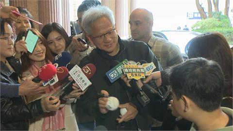 快新聞／和魏哲家嗎？昨證實今晚與台積電高層吃飯　黃仁勳妙回記者內容曝