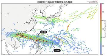 南台灣午後留意雷雨！新颱「麥德姆」最快後天生成　預測路徑曝