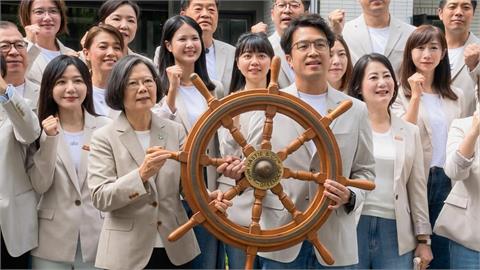 8年執政經驗送舵力挺沈伯洋　蔡英文籲大家成為「洋流」
