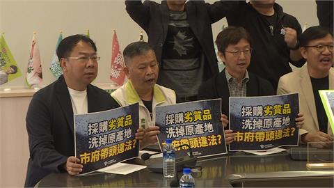 台中市府螺絲鬆了？環保局裝備爆「洗產地」　官員挨批帶頭換包裝