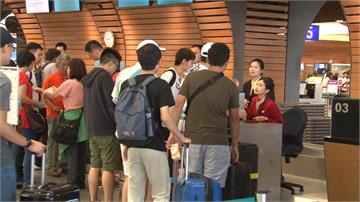 香港機場示威衝擊 台港逾20航班受影響