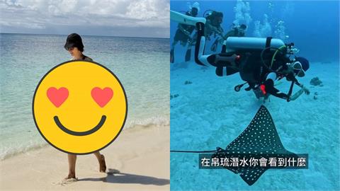 潘慧如超辣比基尼秀凍齡身材！帛琉潛水遇「10鯊共舞」驚人費用曝