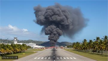 多明尼加私人飛機墜毀機場跑道　飛行員與副駕駛不幸罹難