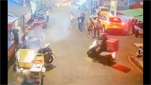 萬華梧州街夜市四打一！　外送員「這原因」被圍毆多處傷