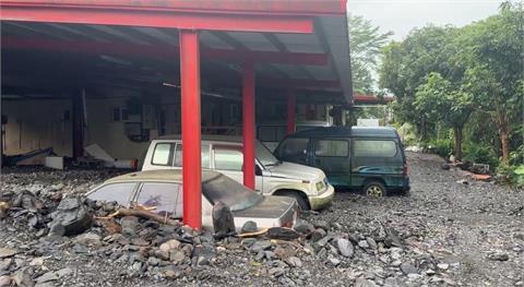 防颱！　六龜果園、民宅遭土石掩埋　山區逾1800人撤離