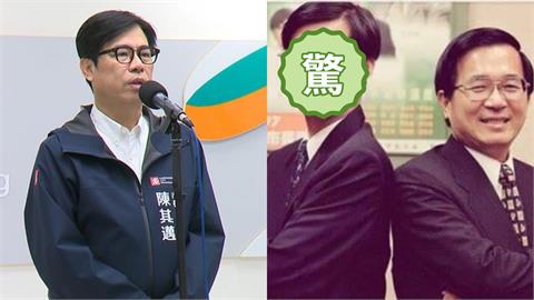 陳水扁曬陳其邁「泛黃舊照」自爆2人將合作這1事！當年青澀消瘦模樣曝光