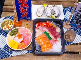 新北尚青的海味！景安站旁生魚片專賣 將整片大海搬進你碗裡