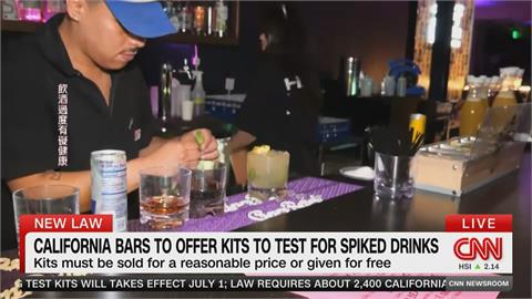 防喝酒被下藥！　加州祭新法「酒吧須提供測試劑」