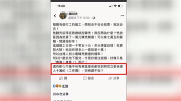 彰化東區里長收10萬工作費？里長氣炸報案