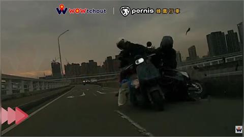 男大生載妹子「超車沒過」碰撞！女頭破頸斷裂「慘死重新橋」驚悚撞擊瞬間曝光